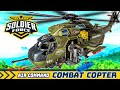 Soldier Force Light And Sound Air Command Combat Copter Playset