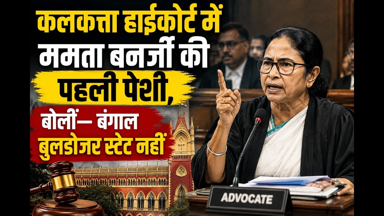 कलकत्ता हाईकोर्ट में ममता बनर्जी की पहली पेशी, बोलीं— बंगाल बुलडोजर स्टेट नहीं
