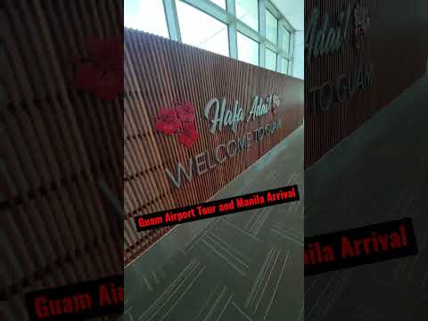 Dentro do aeroporto de Guam para o aeroporto de Manila #shorts #travel #vacation #guam