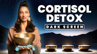 CALMING CORTISOL DETOX |  Sound Bath Meditation for SLEEP | Nervous System Healing