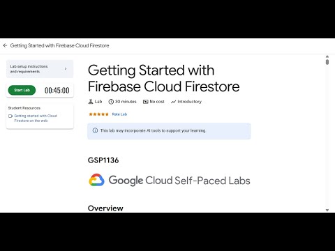 Getting Started with Firebase Cloud Firestore [OCTOBER 2025]  #GSP1136 #qwiklabsarcade2025