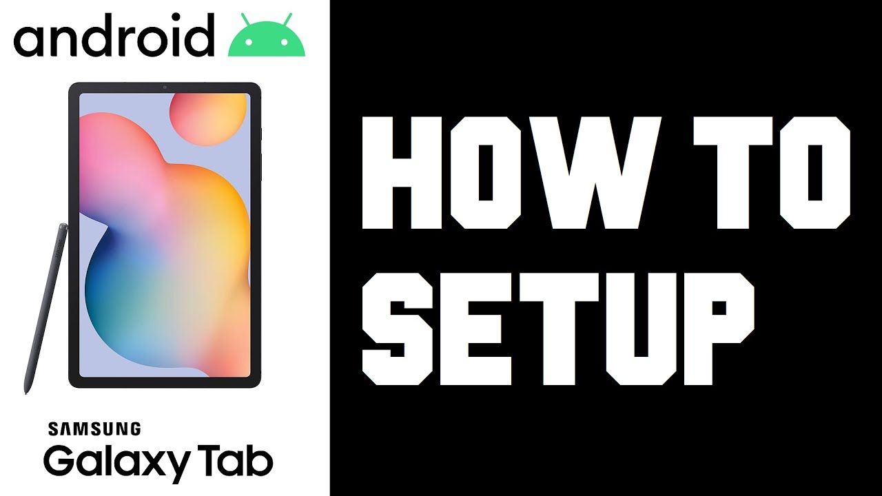 Samsung Galaxy Tab S6 Lite Unboxing and Setup Tutorial Instructions, Guide, Video Help