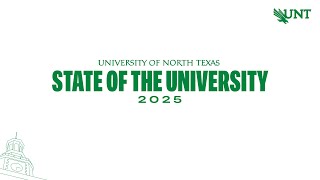 UNT President Harrison Keller, Ph.D. | State of the University Fall 2025