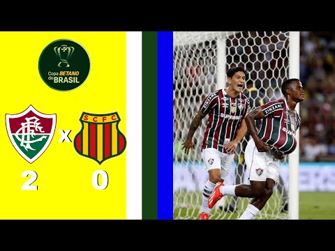 FLUMINENSE 2X0 SAMPAIO CORRÊA - COPA DO BRASIL - 3ª FASE - JOGO DE VOLTA