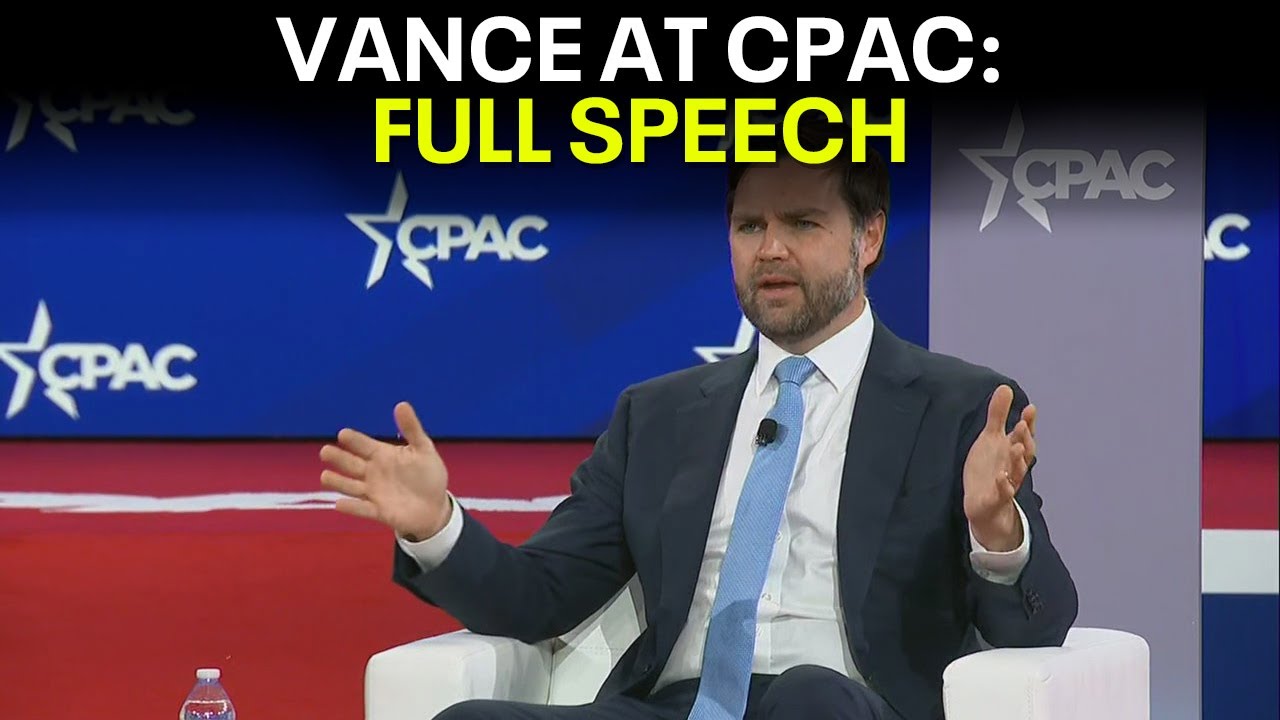 JD Vance CPAC Speech 2025: FULL SPEECH