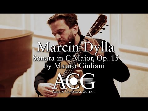 Marcin Dylla - Sonata in C Major, Op. 15 by Mauro Giuliani [ACG Benefit Concert]