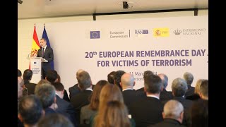 Palabras de S.M. el Rey en el acto de conmemoración del “Día Europeo en recuerdo a las Víctimas del Terrorismo”