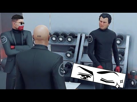 Only NPC that notices Agent 47's barcode tattoo hilarious