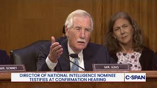 Sen. Angus King and Jay Clayton Clash Over Questions About the 2020 Election