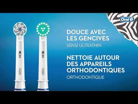 Brosse à dents électrique pour enfant Oral-B Teen Black/White