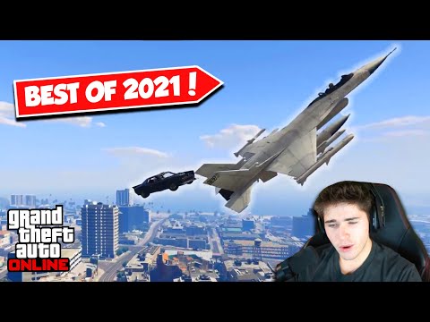 Reacting to The TOP 50 MOST WATCHED GTA Online Clips of 2021!