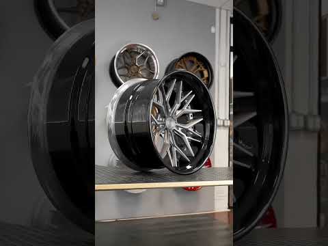 Rohana Forged RFG19 Trinity in Aircraft Grey with Gloss Black Lip #rohana #rohanawheels #carguys