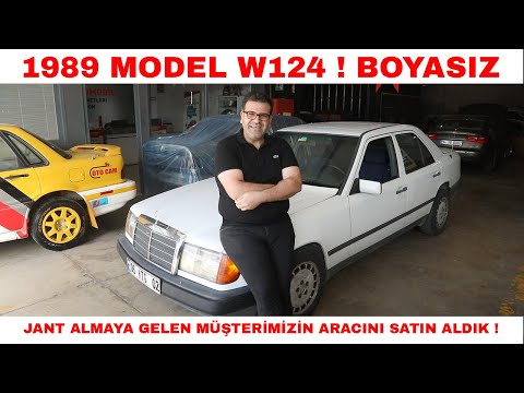 1989 Model W124 Boyasız ! Jant Almaya Gelen Müşterimizin Aracını Satın Aldık !