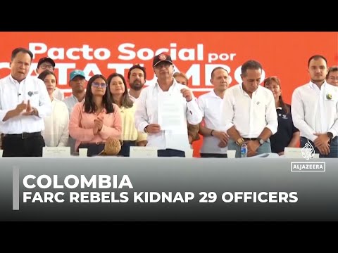 Colombia violence: Security officers kidnapped by FARC dissidents
