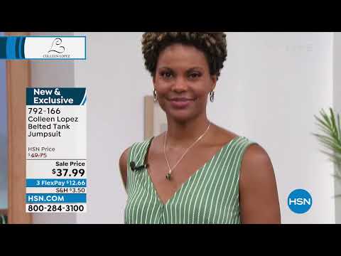 Colleen Lopez Belted Tank Jumpsuit