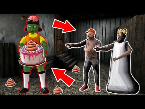 Granny vs Zombie Squid Game vs Grandpa vs Birthday - funny horror school animation (p.49)