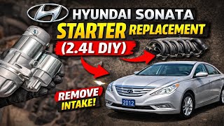 Hyundai Sonata Starter Replacement DIY (2.4L)
