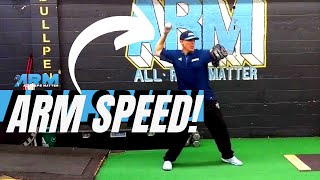 How To Throw A Baseball Harder by Generating More ARM Speed