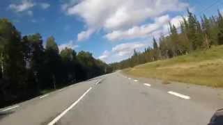 preview picture of video 'Driving Motorcycle from Åre to Norwegian border'