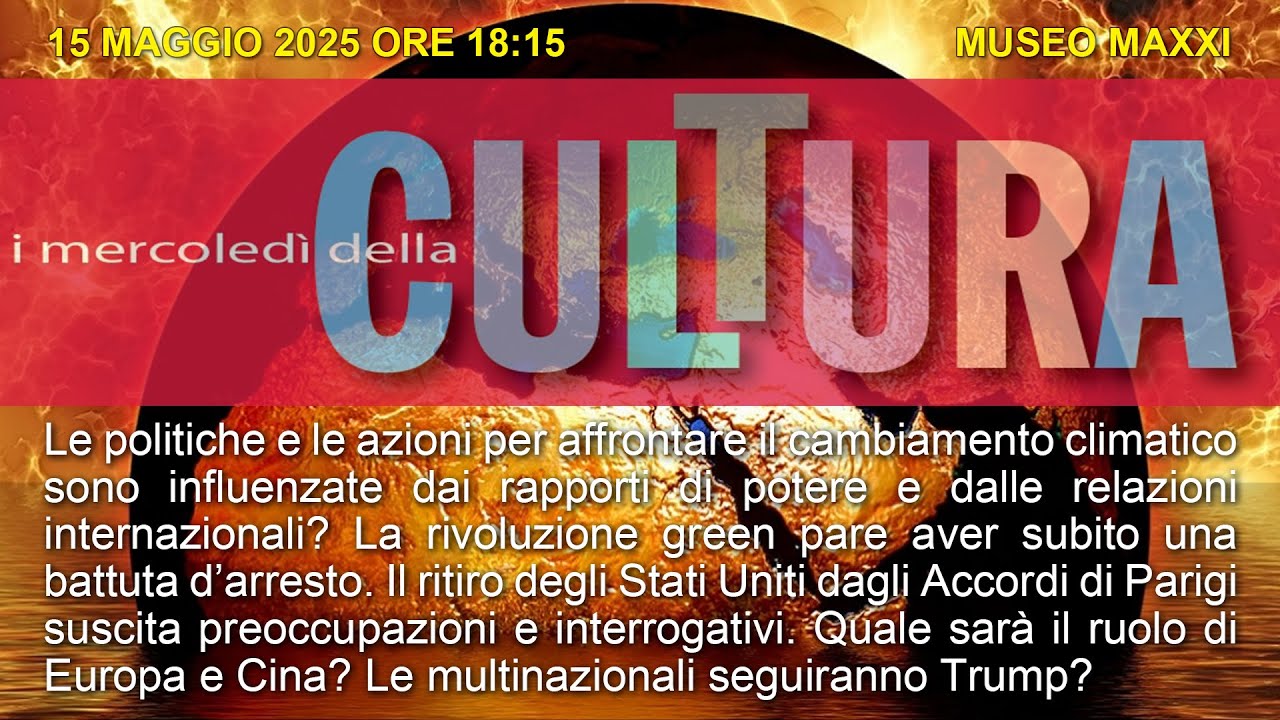 Il cambiamento climatico con Edoardo Vigna - 15/05/2025