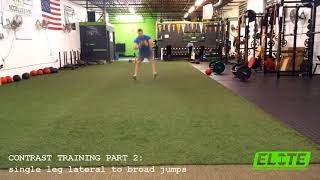 Single Leg Contrast Training