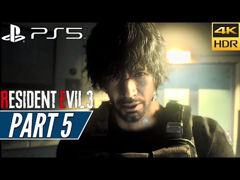 RESIDENT EVIL 3 REMAKE (PS5) Walkthrough Gameplay PART 5 [4K 60FPS HDR] - No Commentary