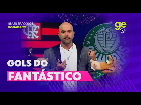 GOLS DO FANTÁSTICO🐴⚽ O DUELO DE FLAMENGO X PALMEIRAS | ge tv