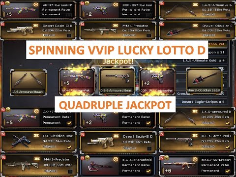 CROSSFIRE PH 2021 SPINNING VVIP LUCKY LOTTO D (QUADRUPLE JACKPOT)