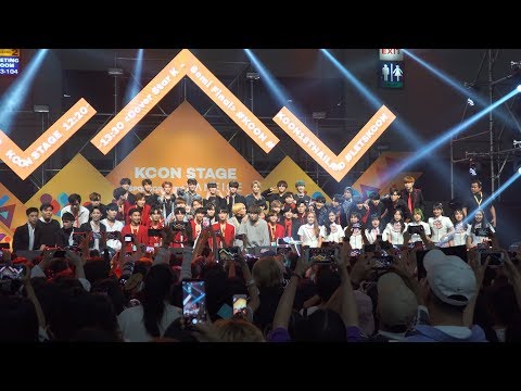 180929 Announcement of 5 Finalists by Stray Kids @ [KCON 2018 THAILAND] COVER STAR K (Semi-Final)