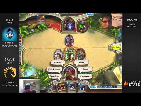 Hearthstats Invitational - Group B: Savjz vs RDU