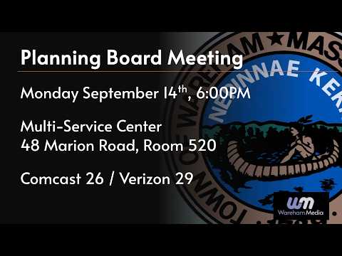 From the Planning Board