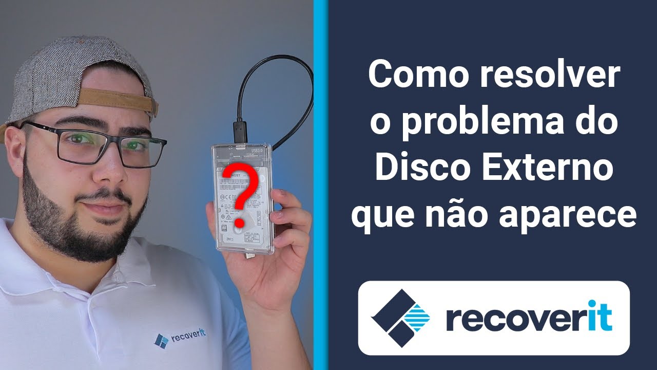 Meu HD EXTERNO não aparece e não é reconhecido pelo PC, como resolver? | Wondershare Recoverit