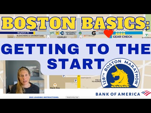 Getting From Boston to Hopkinton Race Morning | 2024 Boston Marathon Basics