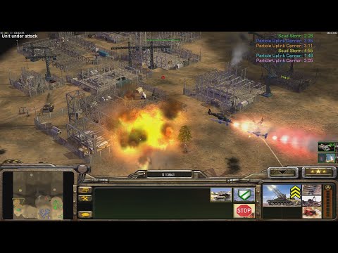 DEMOLITION & AIR FORCE $10k - Command & Conquer Generals Zero Hour - 2 v 2 v 2 v 2 HARD Gameplay