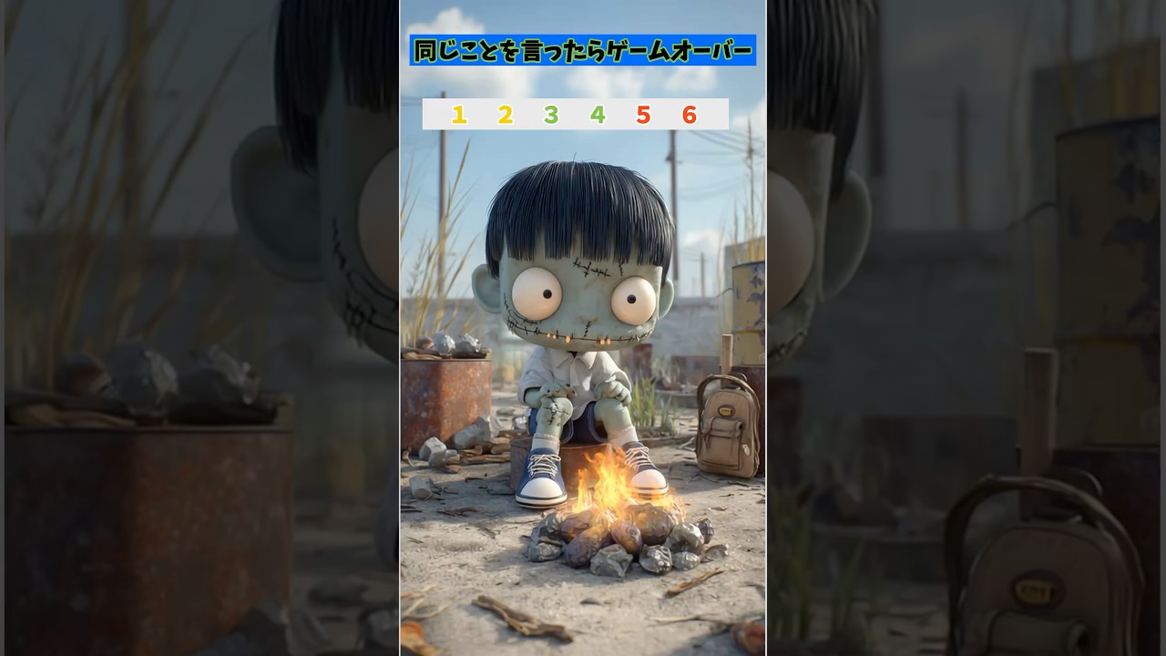 【ゾンビと同じことを言わないで】　ゾンビと同じことを言ったらゲームオーバー 　#暇つぶし　#クイズ　 #ゲーム  #ショート #連想ゲーム #暇つぶし #ゲーム#日本#ホラー #ホラーゲーム