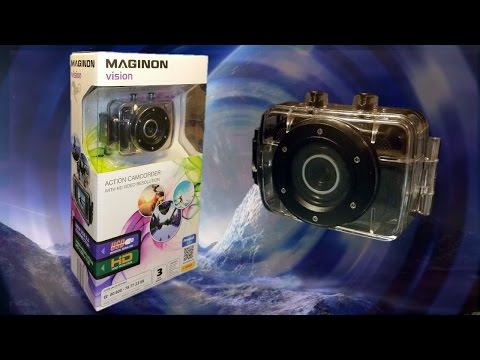 £30 Aldi  GoPro Style Action Cam Unboxing & Review (Maginon Vision)