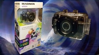 £30 Aldi  GoPro Style Action Cam Unboxing & Review (Maginon Vision)