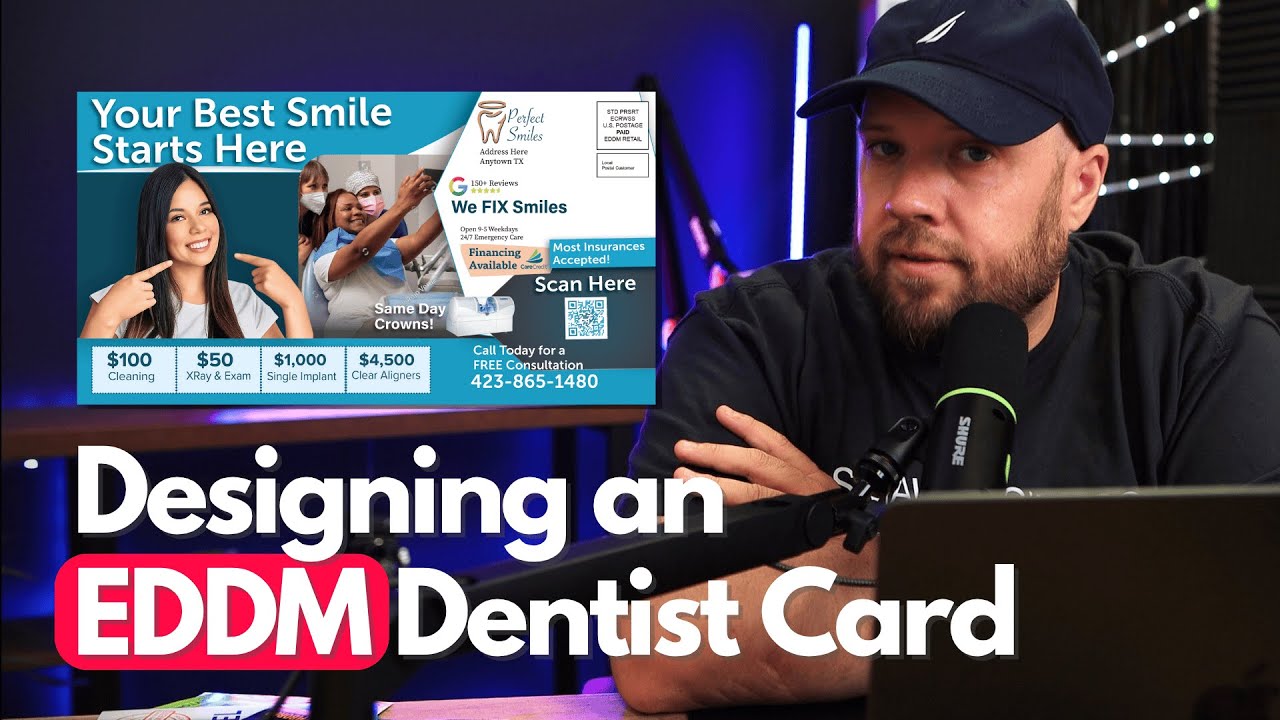 Video thumbnail for: Pro Designer Reveals Secret Sauce Behind High-Converting Dental Postcards