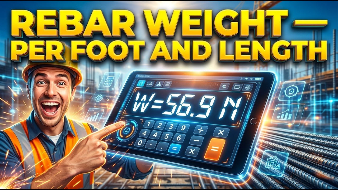 Rebar Weight Calculator — Per Foot and Length
