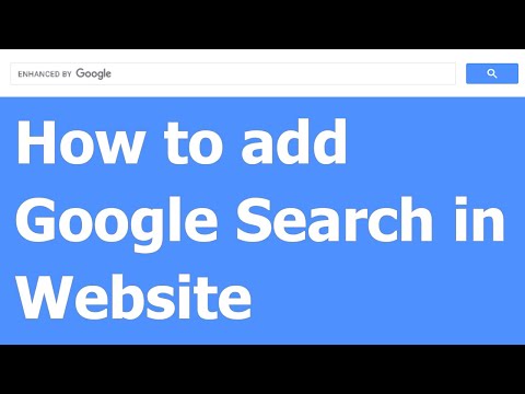 How to add Google Search in Website | Online Page SEO Tips