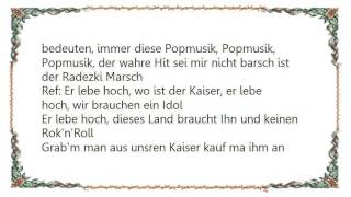 Erste Allgemeine Verunsicherung - Wo Ist Der Kaiser Live Lyrics