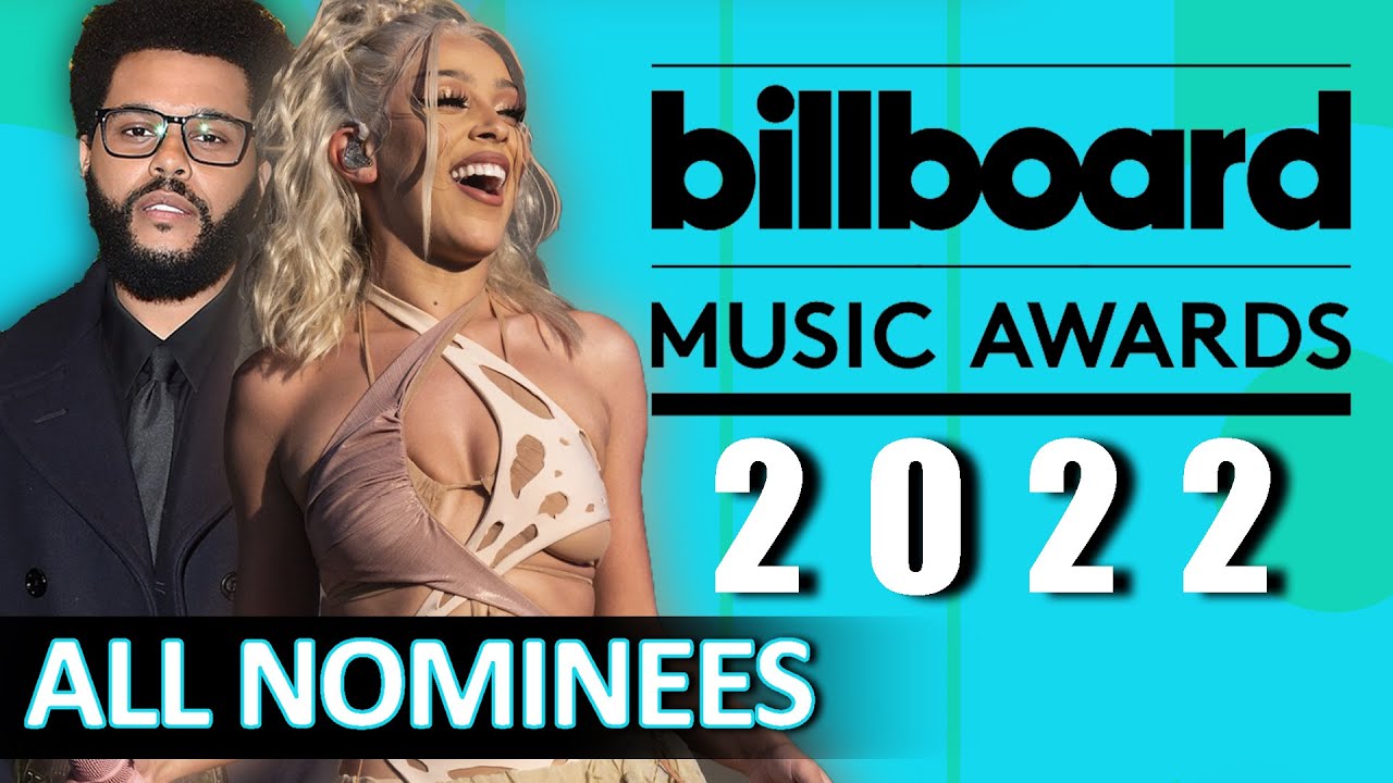 ALL NOMINEES | BILLBOARD MUSIC AWARDS 2022 | BBMAs - YouTube