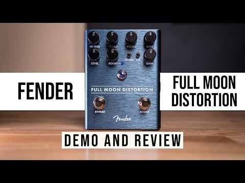 Обзор педали эффектов Fender Full Moon Distortion