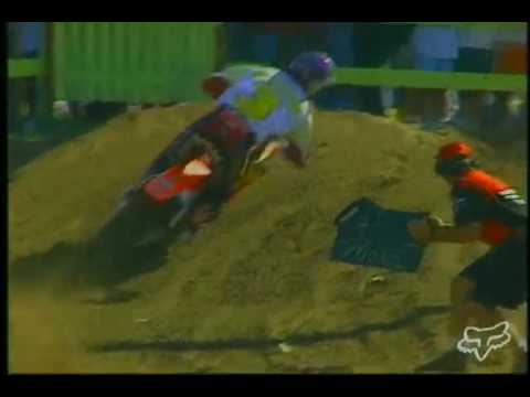 1995 AMA nationals: Motocross Crashes