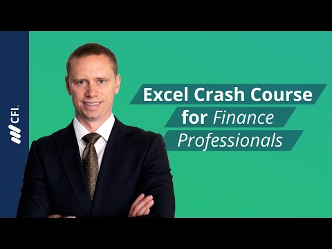 Excel Crash Course for Finance Professionals - FREE | Corporate ...