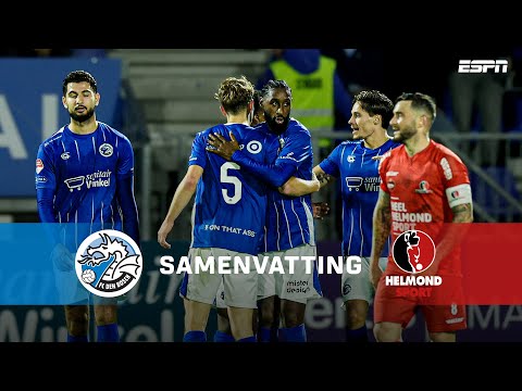 🔵 NICK DE GROOT met een CRUCIALE goal 👀 | Samenvatting FC Den Bosch - Helmond Sport