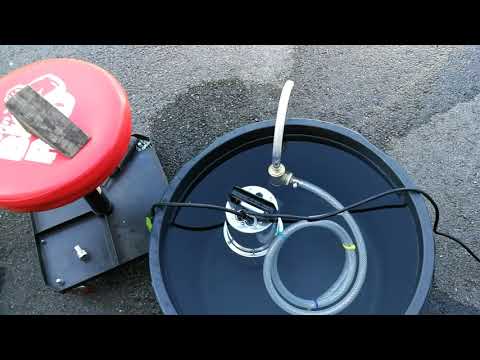 DIY Vapor blaster build - pump mockup and test