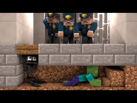 Monster School : PRISON ESCAPE 2 - Minecraft Animation