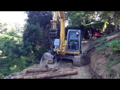 Grappin forestier Série Euro - Fabrication européenne - Ouverture 1m à 1m35 - Acier renforcé et dents en HARDOX_4