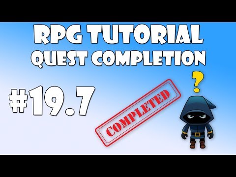 #19.7 Unity RPG Tutorial - Quest completion